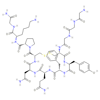 N-(N-(N-Glycylglycyl)glycyl)-8-L-lysinevasopressin
